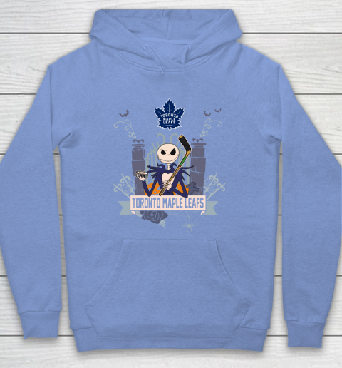 NHL Toronto Maple Leafs Hockey Jack Skellington Halloween Hoodie 8