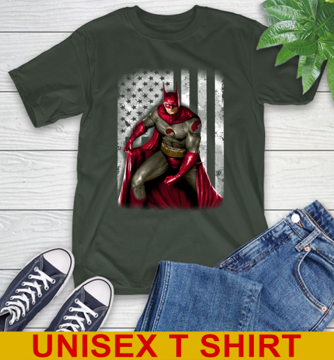 Portland Trail Blazers NBA Basketball Batman DC American Flag Shirt T-Shirt 6
