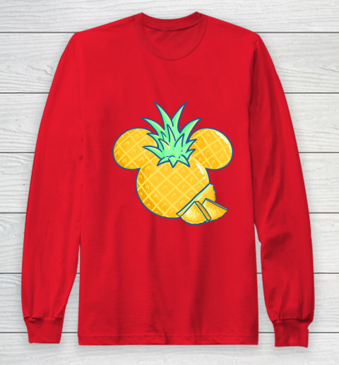 Disney Mickey Friends Mickey Pineapple Logo Long Sleeve T-Shirt 7