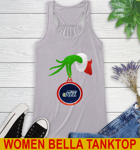 Utah Jazz Grinch Merry Christmas NBA Basketball Racerback Tank 5