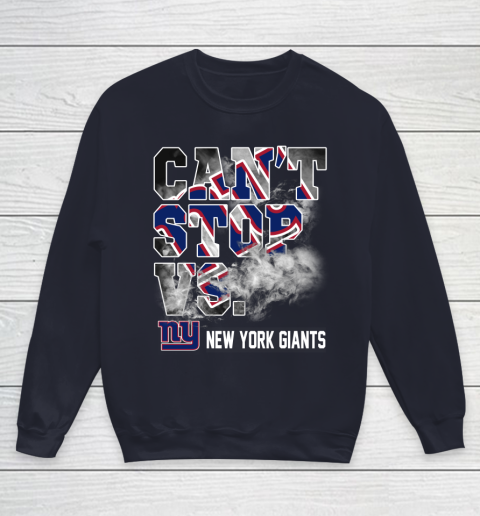 NFL New York Giants Can't Stop Vs Youth Sweatshirt 2