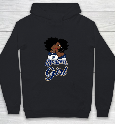 Milwaukee Brewerss Girl MLB Youth Hoodie