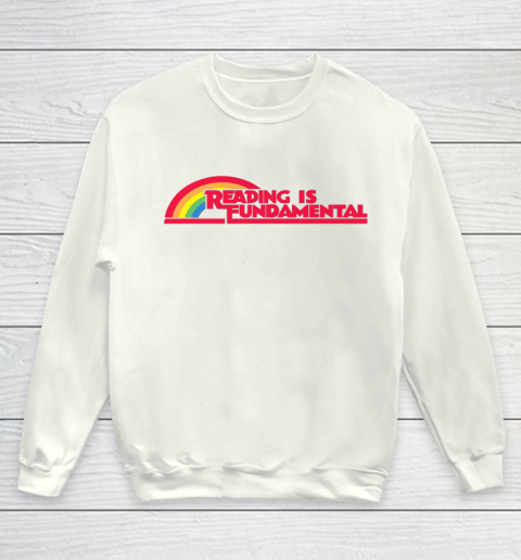 Reading Rainbow t shirt Reading is Fundamental Gay Rainbow Youth Sweatshirt