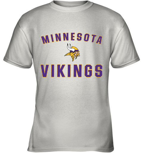Minnesota Vikings NFL Line Gray Victory Youth T-Shirt
