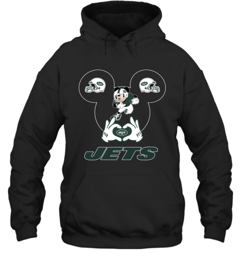 I Love The Jets Mickey Mouse New York Jets Hoodie