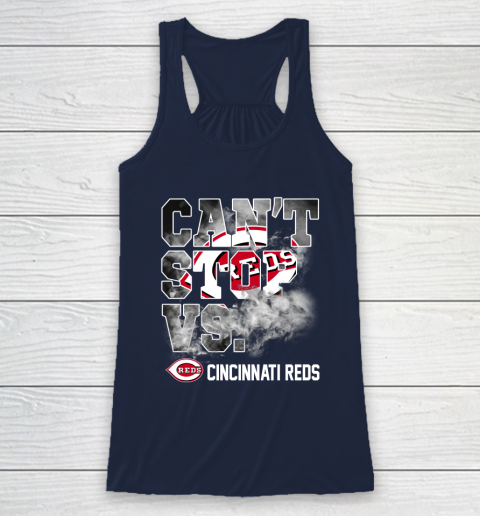MLB Cincinnati Reds Baseball Can't Stop Vs Cincinnati Reds Racerback Tank 8