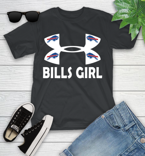 NFL Buffalo Bills Girl Under Armour Football Sports Youth T-Shirt