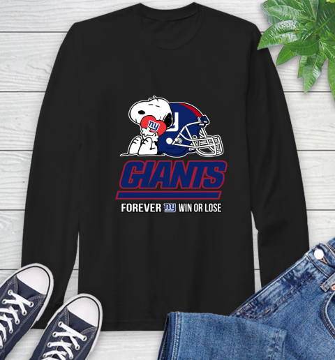 NFL The Peanuts Movie Snoopy Forever Win Or Lose Football New York Giants 59