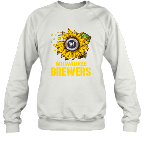 Brewers Sunflower MLB Baseball Sweatshirt