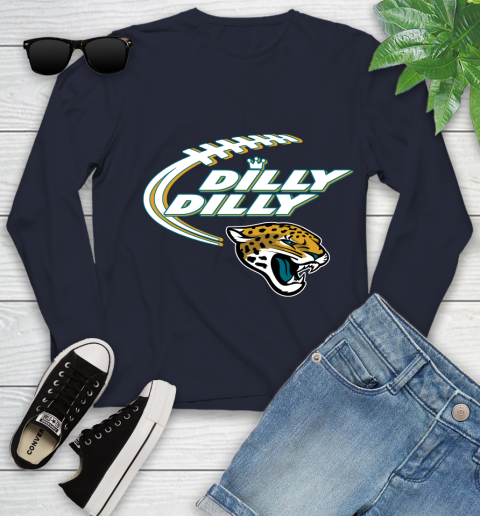 NFL Jacksonville Jaguars Dilly Dilly Football Sports Youth Long Sleeve 3