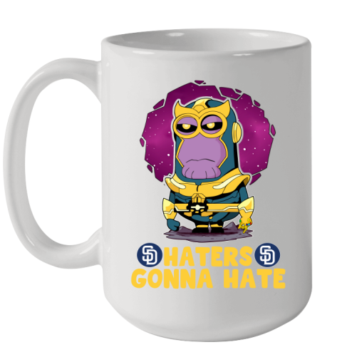 MLB Baseball San Diego Padres Haters Gonna Hate Thanos Minion Marvel Shirt Ceramic Mug 15oz