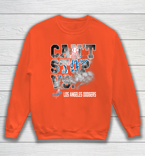 MLB Los Angeles Dodgers Baseball Can't Stop Vs Dodgers Sweatshirt 3