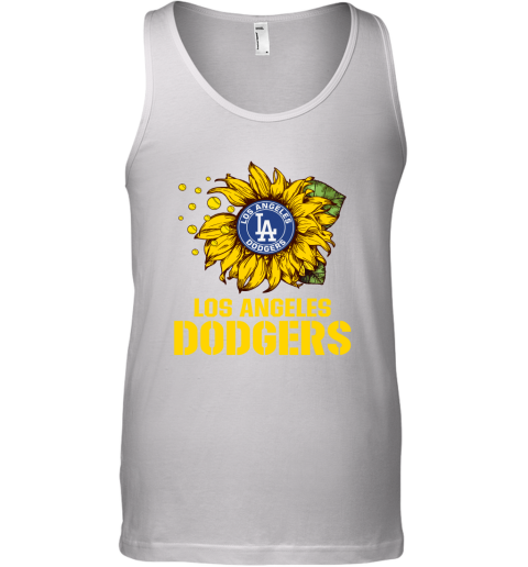 Los Angeles Dodgers Sunflower MLB Baseball Tank Top
