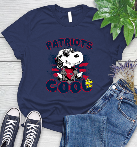 NFL Football New England Patriots Cool Snoopy Shirt Women's T-Shirt 12
