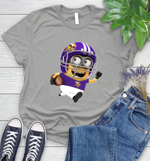 NFL Minnesota Vikings Minions Disney Football Sports Women's T-Shirt 10