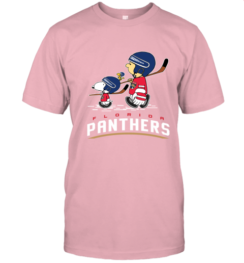 Let's Play Floria Panthers Ice Hockey Snoopy NHL Unisex Jersey Tee
