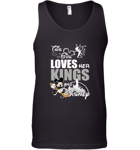 This Girl Love Her Los Angeles Kings And Mickey Disney Tank Top