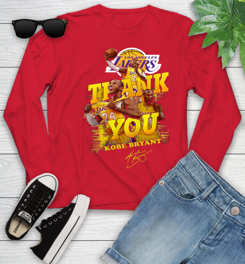Great Thank you Kobe Bryant Los Angeles Lakers signature shirt 122