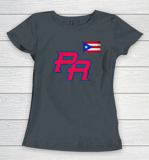 Puerto Rico 2023 Baseball Flag Pride red Boricua Puerto Rico Women's T-Shirt 3
