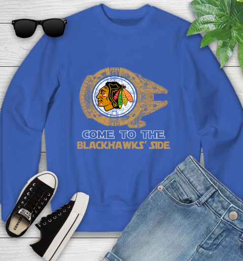NHL Come To The Chicago Blackhawks Wars Hockey Sports Youth Sweatshirt 7