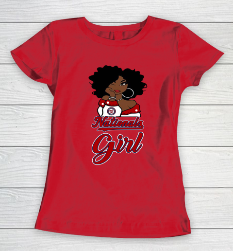Washington Nationalss Girl MLB Women's T-Shirt 10