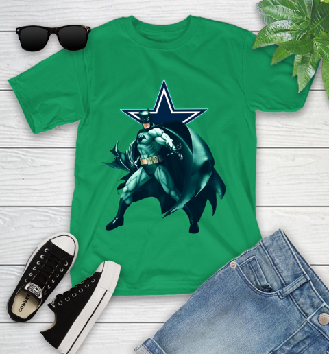 NFL Batman Football Sports Dallas Cowboys Youth T-Shirt 6