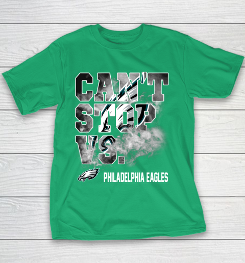 NFL Philadelphia Eagles Can't Stop Vs Youth T-Shirt 3