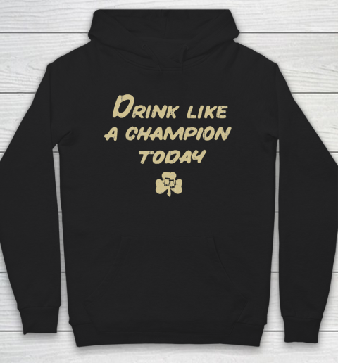 Beer Lover Funny Shirt Drink Like a Champion  South Bend Style Dark Blue Hoodie