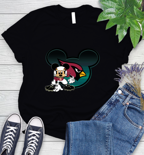 NFL Arizona Cardinals Mickey Mouse Disney Football T Shirt Women's T-Shirt 2
