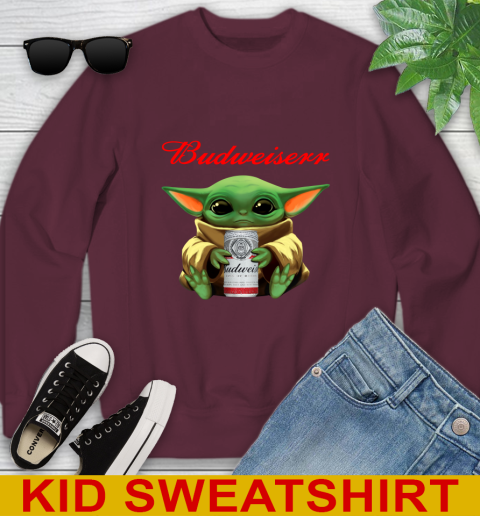 Star Wars Baby Yoda Hugs Budweiser Beer Shirt 117