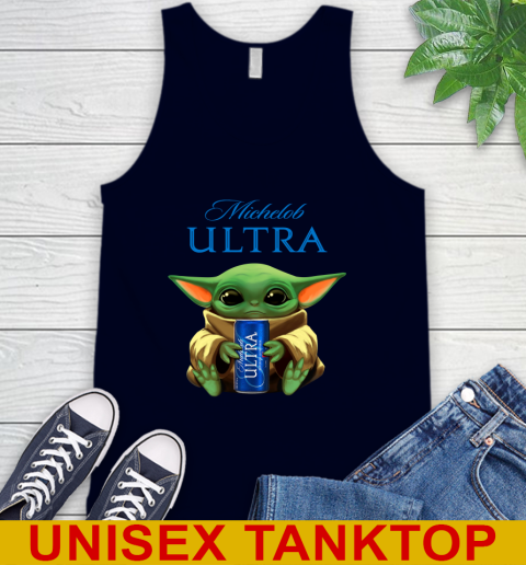 Star Wars Baby Yoda Hugs Michelob Ultra Beer Shirt 72