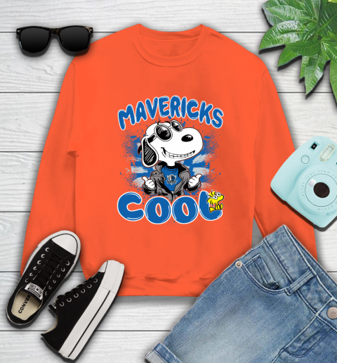 NBA Basketball Dallas Mavericks Cool Snoopy Shirt Sweatshirt - Image 4