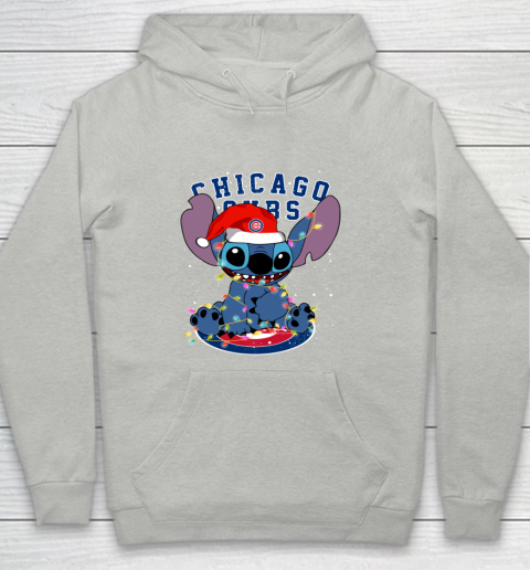 Chicago Cubs MLB noel stitch Baseball Christmas Youth Hoodie