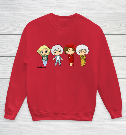The Golden Girls  Chibis Youth Sweatshirt 4