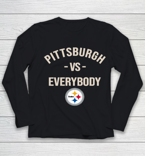 Pittsburgh Steelers Vs Everybody Youth Long Sleeve