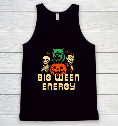 Funny Halloween Big Ween Energy Tank Top