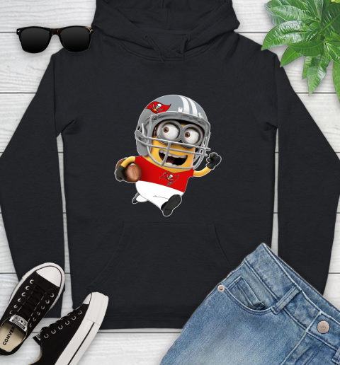 NFL Tampa Bay Buccaneers Minions Disney Football Sports Youth Hoodie 2