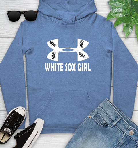 MLB Chicago White Sox Girl Under Armour Baseball Sports Youth Hoodie 13
