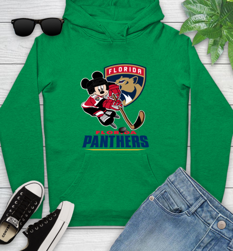 NHL Florida Panthers Mickey Mouse Disney Hockey T Shirt Youth Hoodie 7