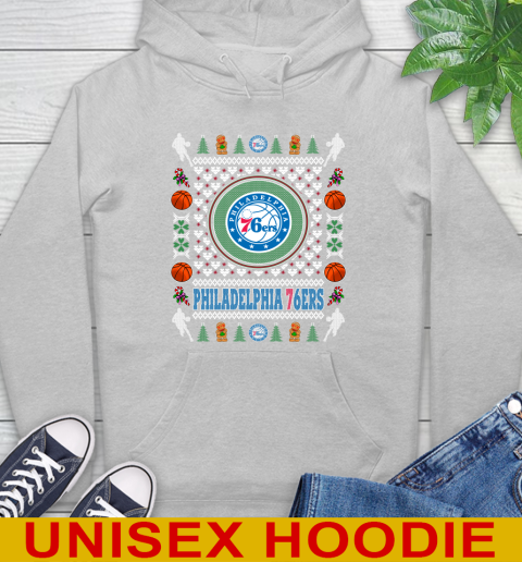 Philadelphia 76ers Merry Christmas NBA Basketball Loyal Fan Hoodie 6