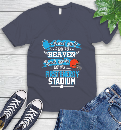 Cleveland Browns NFL Bad Girls Go To Firstenergy Stadium Shirt V-Neck T-Shirt 7