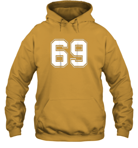 Number 69 Football Baseball Soccer Jersey Uniform Hoodie 