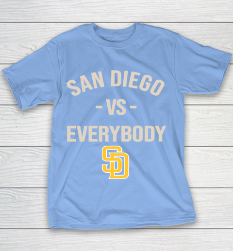San Diego Padres Vs Everybody Youth T-Shirt - Image 9