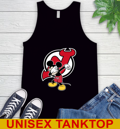 New Jersey Devils NHL Hockey Dabbing Mickey Disney Sports Tank Top 2