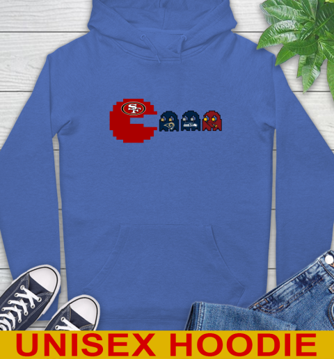 San Francisco 49ers NFL Football Pac Man Champion Hoodie 9