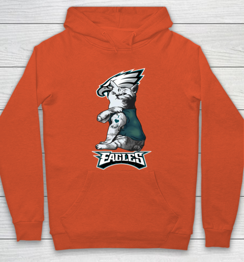 NFL Football My Cat Loves Philadelphia Eagles Hoodie 3