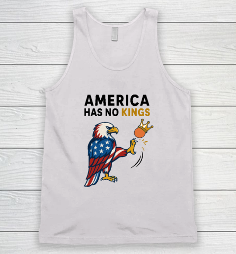 America Has No Kings Eagle Kick Orange Anti Trump Tank Top
