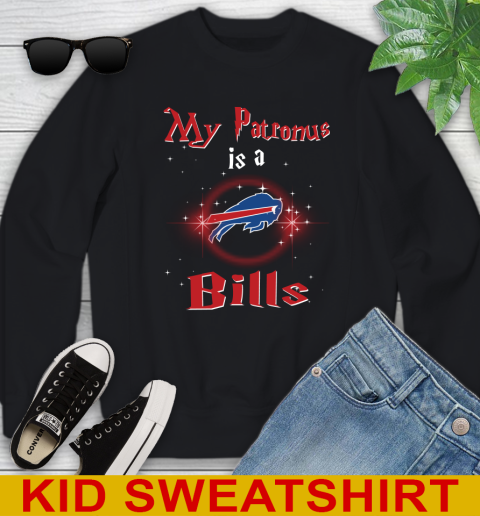 NFL Football Harry Potter My Patronus Is A Buffalo Bills Youth Sweatshirt