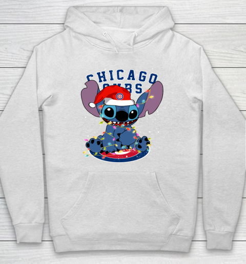 Chicago Cubs MLB noel stitch Baseball Christmas Hoodie