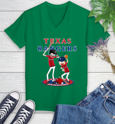 MLB Texas Rangers Rick And Morty Baseball 81